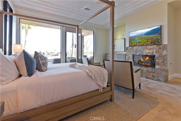 Bedroom, Fireplace, Interior