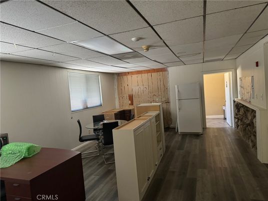 Dining room, Fireplace, Interior, Wood Texture Flooring