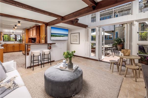Dining room, Interior, Kitchen, Wooden Beams