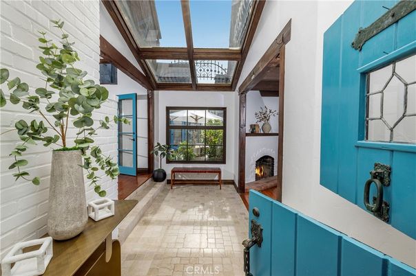 Fireplace, Glass Ceilings, Interior, Sun Room