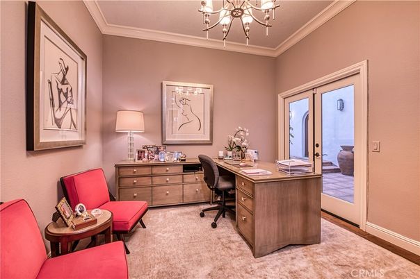 Chandelier, Home Office, Interior