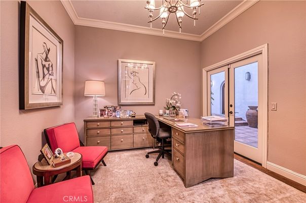 Chandelier, Home Office, Interior