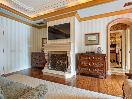 Fireplace, Interior, Wood Texture Flooring