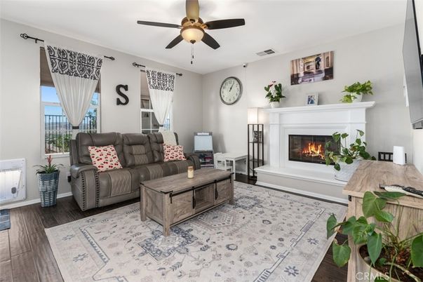 Fireplace, Interior, Living room, Wood Texture Flooring