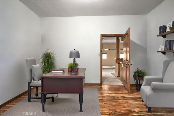 Home Office, Interior, Wood Texture Flooring