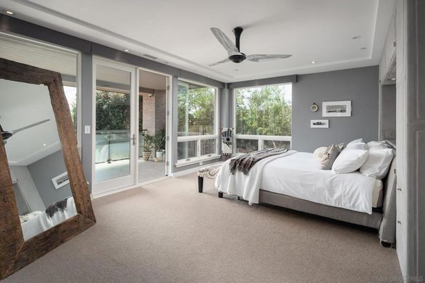 Bedroom, Interior, Recessed Lighting