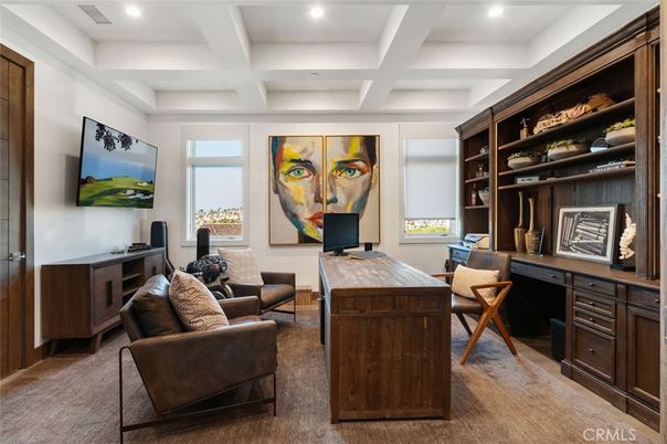Home Office, Interior, Recessed Lighting