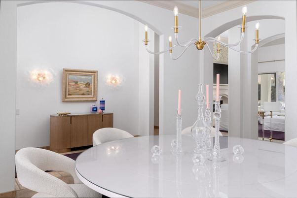 Chandelier, Dining room, Interior