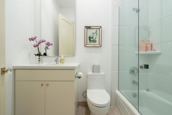 Bathroom, Glass Shower, Interior