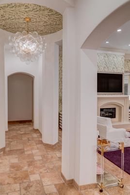 Fireplace, Interior, Recessed Lighting