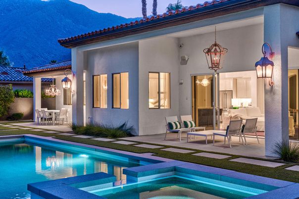 Exterior, Pendant Lights, Pool