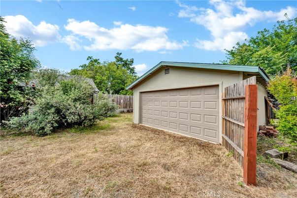 Backyard, Detached Garage, Exterior