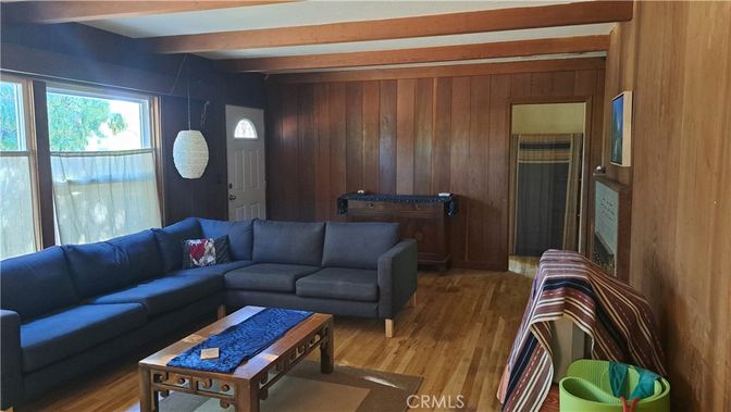 Interior, Living room, Wood Texture Flooring, Wooden Walls
