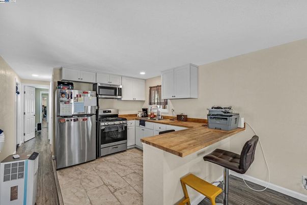 Interior, Kitchen, Recessed Lighting, Stainless Steel Appliances
