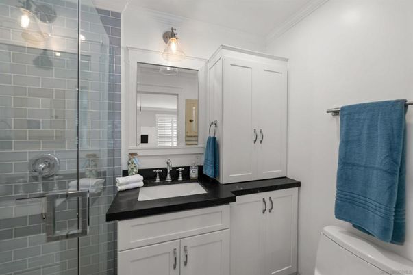 Bathroom, Glass Shower, Interior