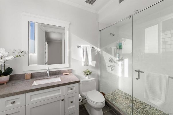 Bathroom, Glass Shower, Interior
