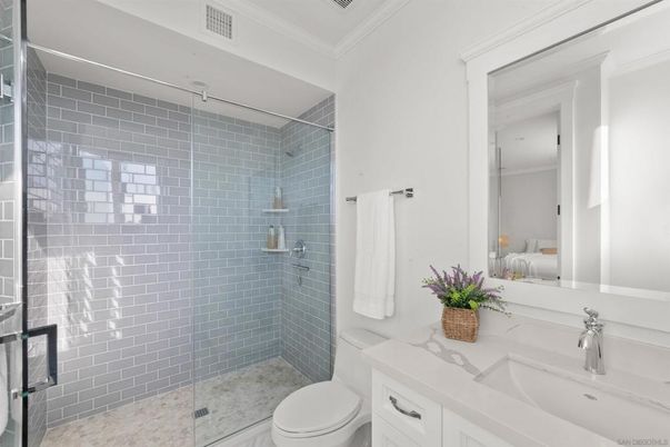 Bathroom, Glass Shower, Interior