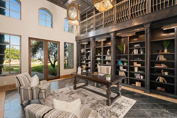 Home Office, Interior, Pendant Lights