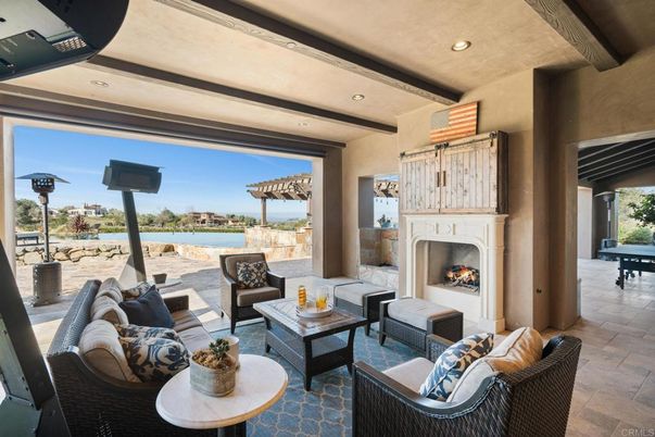 Fireplace, Interior, Living room, Recessed Lighting, Water