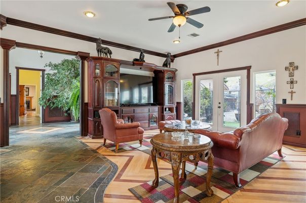 Interior, Living room, Recessed Lighting