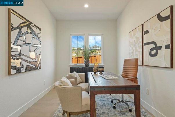 Home Office, Interior, Recessed Lighting