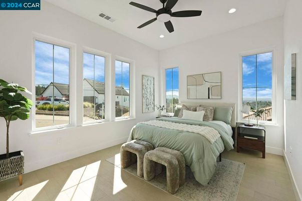 Bedroom, Interior, Recessed Lighting, Water