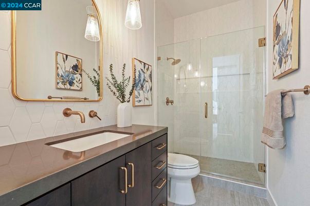 Bathroom, Glass Shower, Interior