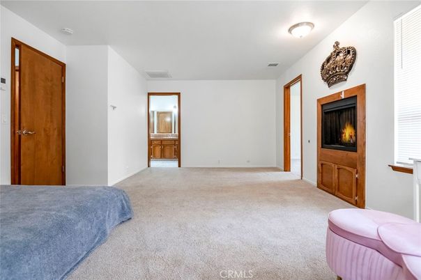 Empty room, Fireplace, Interior