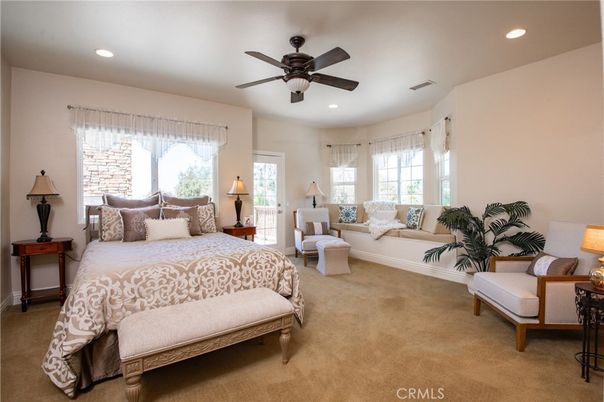Bedroom, Interior, Recessed Lighting