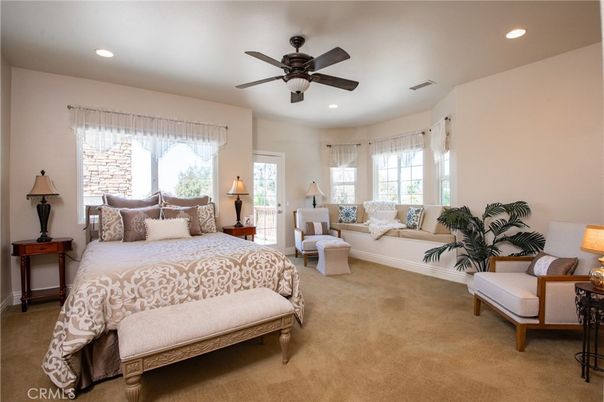 Bedroom, Interior, Recessed Lighting