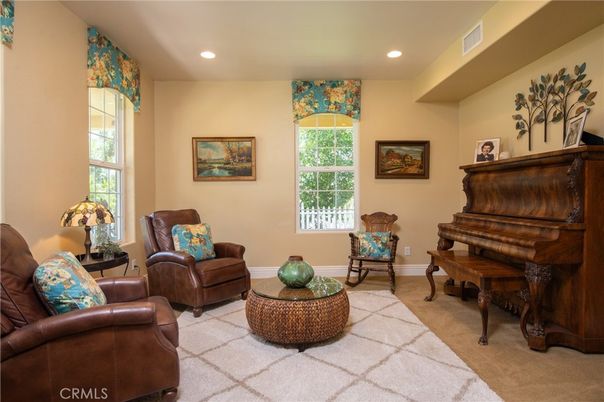 Interior, Living room, Piano, Recessed Lighting