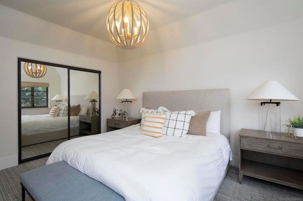 Bedroom, Interior, Pendant Lights