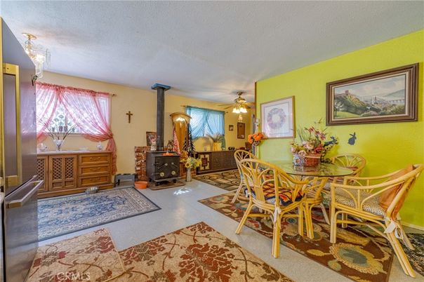 Dining room, Fireplace, Interior