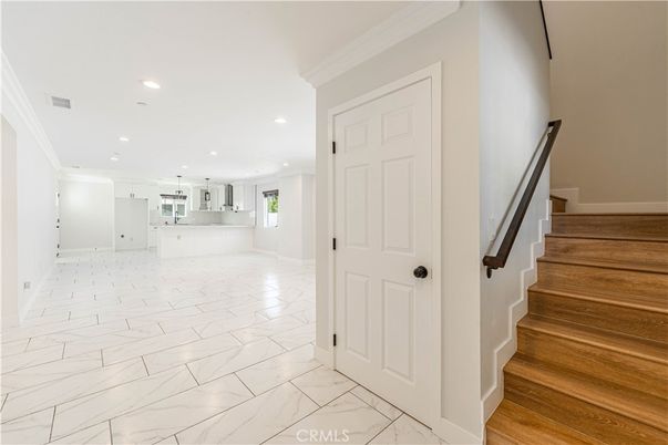 Interior, Kitchen, Marble, Pendant Lights, Recessed Lighting
