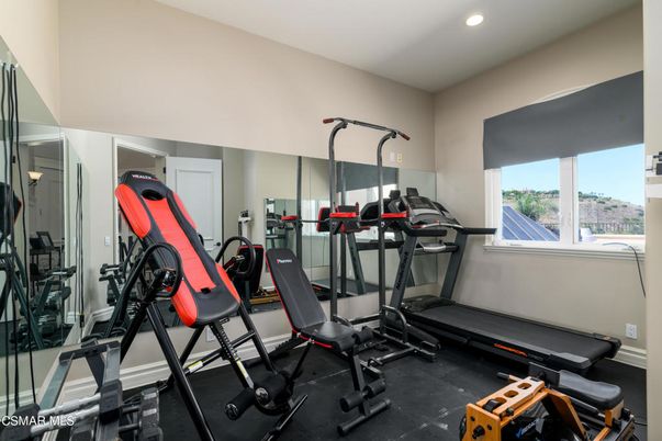 Fitness Equipment, Interior, Recessed Lighting