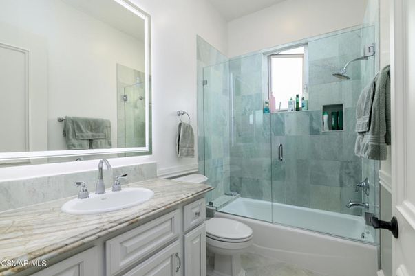 Bathroom, Glass Shower, Interior