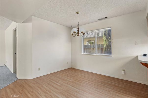 Chandelier, Empty room, Interior, Pendant Lights, Wood Texture Flooring