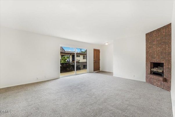 Empty room, Fireplace, Interior