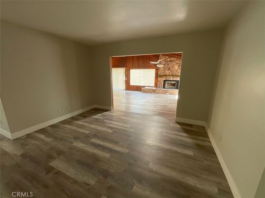 Empty room, Fireplace, Interior, Wood Texture Flooring
