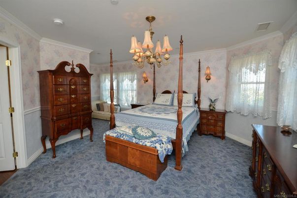 Bedroom, Chandelier, Interior