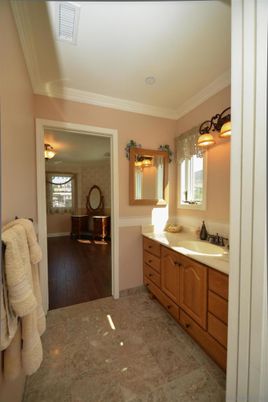 Bathroom, Interior, Wood Texture Flooring