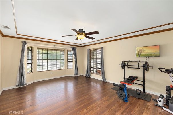 Fitness Equipment, Interior, Wood Texture Flooring