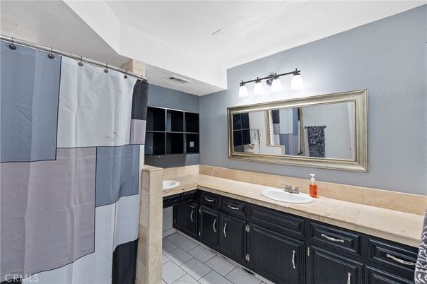 Bathroom, Dual Sink Vanities, Interior, Tile Countertops