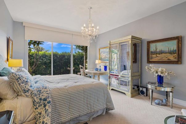 Bedroom, Chandelier, Interior