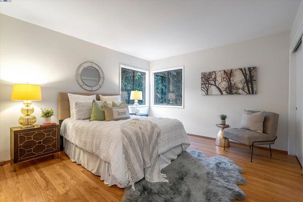 Bedroom, Interior, Wood Texture Flooring