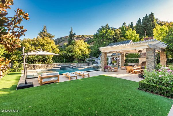 Backyard, Exterior, Fireplace, Pool