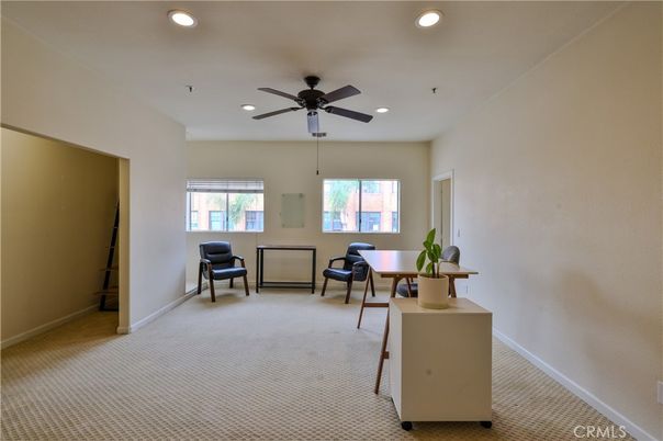 Home Office, Interior, Recessed Lighting