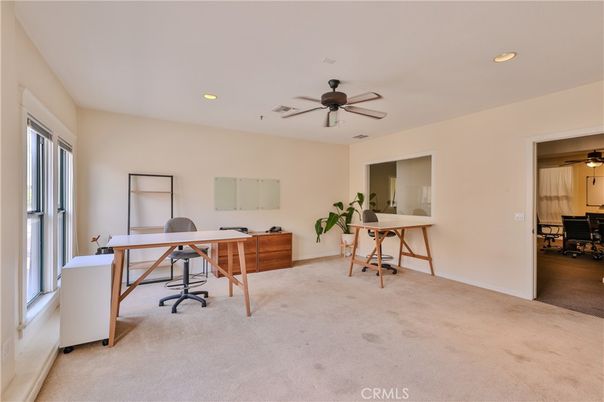 Home Office, Interior, Recessed Lighting