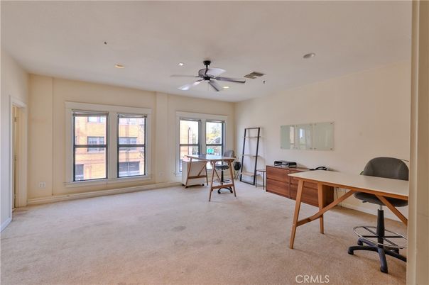Home Office, Interior, Recessed Lighting