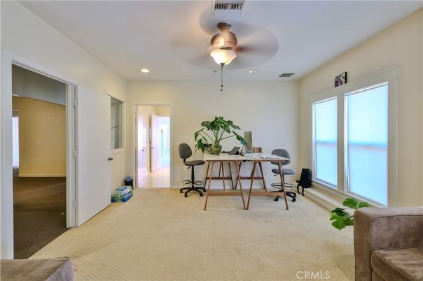 Home Office, Interior, Recessed Lighting